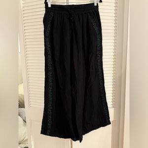 Disturbia Damiana Embroidered Cotton Trousers | Size: 10